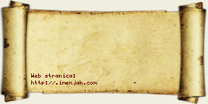 Anđela Uzelac vizit kartica